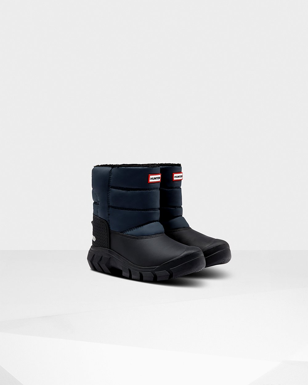 Kids Hunter Original Big Insulated | Snow Boots Navy/Black | NZ-94786-VBWT